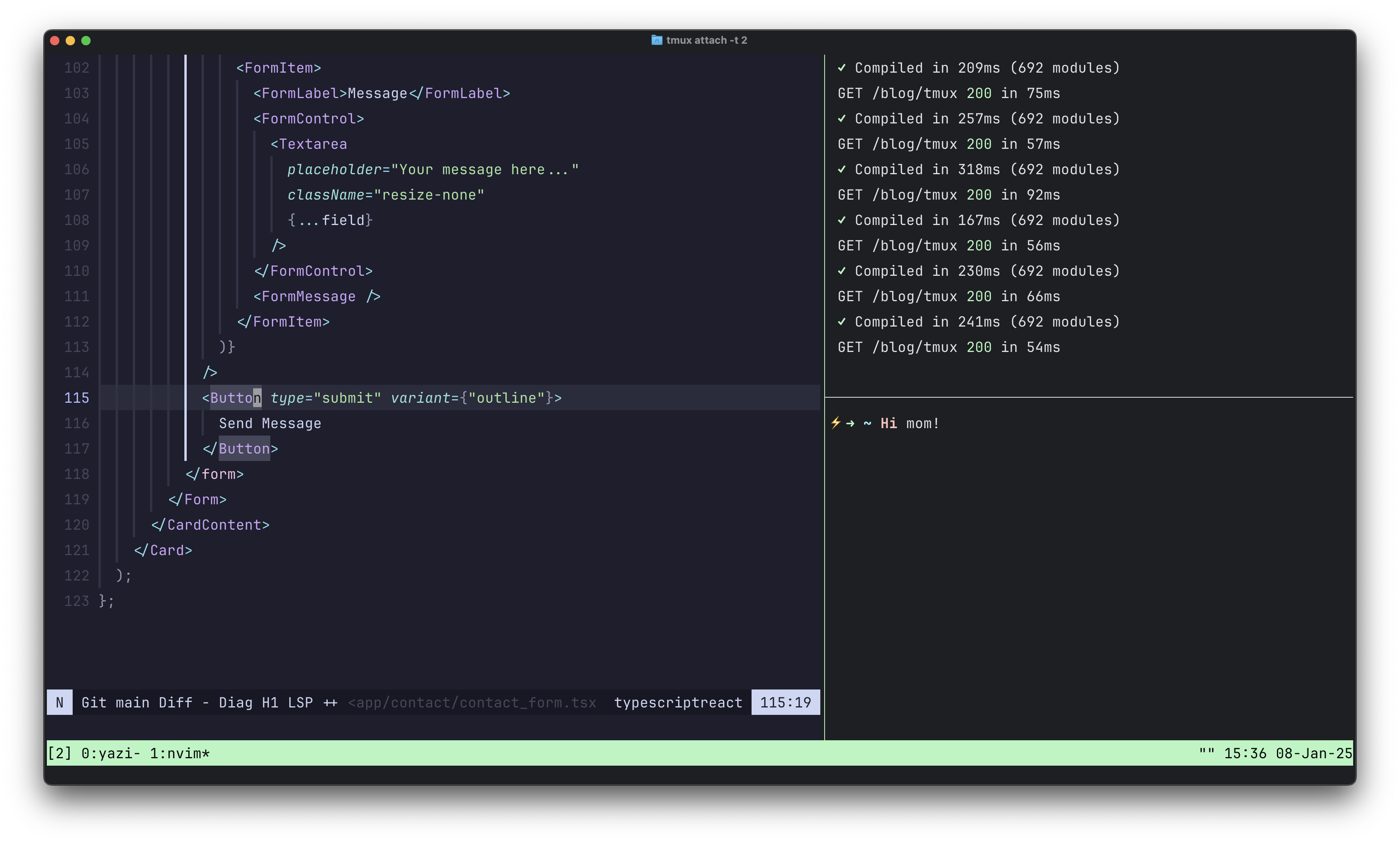tmux